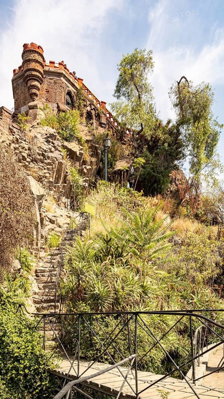 Hidalgo Castle, Santa Lucia Hill, Santiago de Chile, Chile, South America