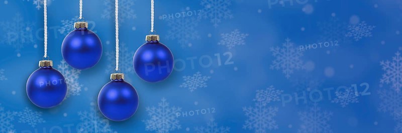 Christmas with Christmas baubles Christmas decoration decoration Christmas card card banner and textfreiraum Copyspace in Stuttgart, Germany, Europe