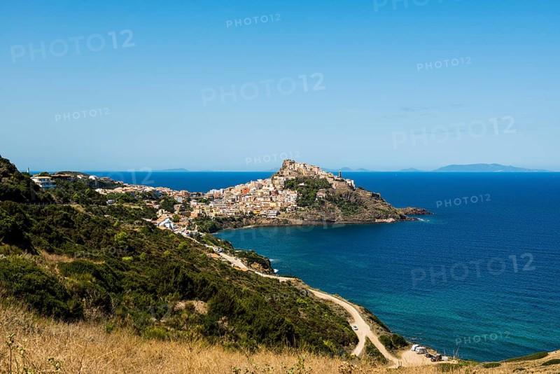 Picturesque town by the sea, Castelsardo, Sardinia, Italy, Europe