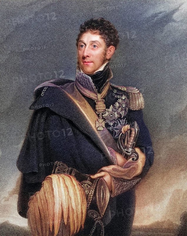 Stapleton Cotton 1st Viscount Combemere 1773 to 1865 English Field Marshal and Colonel of the 1st Life Guards, Historical, digitally restored reproduction from a 19th century original, Record date not stated
