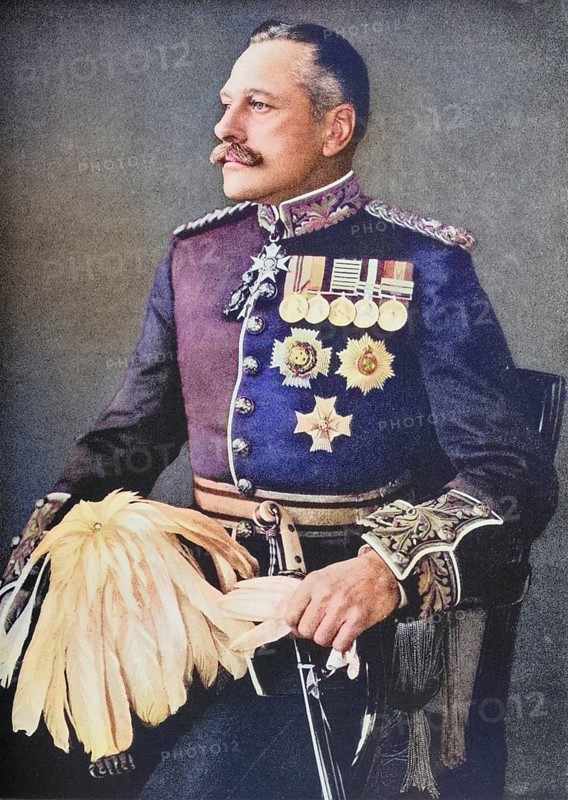 Field Marshal Sir Douglas Haig. Commander of the British Army in France. The Right Honourable 1st. Earl Haig.1861-1928. British soldier and commander-in-chief, after a photograph by Russell, Historical, digitally restored reproduction from a 19th century original, Record date not stated