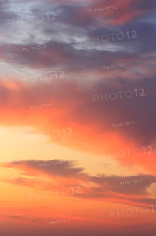 Evening sky at the Baltic Sea near Peenemünde, September, Mecklenburg-Western Pomerania, Germany, Europe
