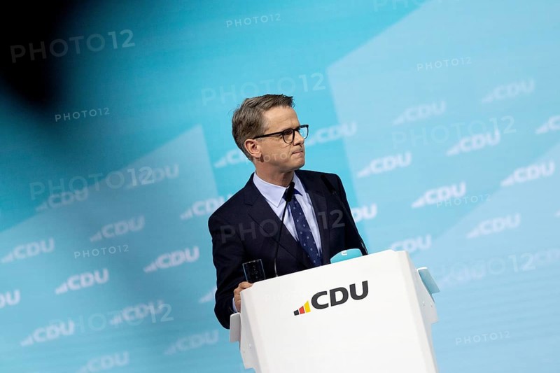Carsten Linnemann (CDU General Secretary) at the 37th Federal Party Conference of the CDU in the CityCube Berlin on 3 February 2025. The Christian Democratic Union of Germany has set itself the goal of adopting an immediate programme at the party conference, which is to be implemented immediately after the formation of a government