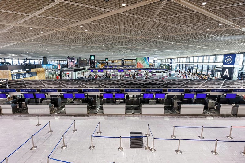 Terminal 1 of Tokyo Narita Airport (NRT) in Tokyo, Japan, Asia