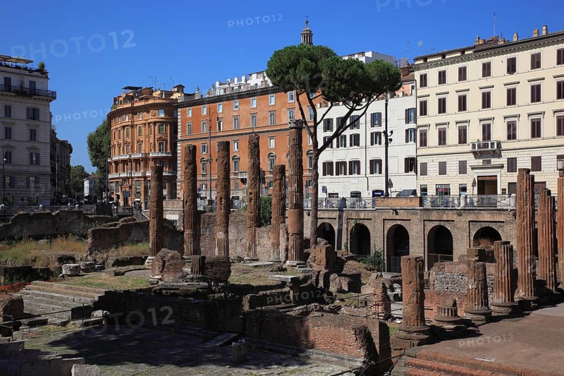 Largo di Torre Argentina, a square in the Pigna neighbourhood of Rome on the ancient Campus Martius, Italy, Europe