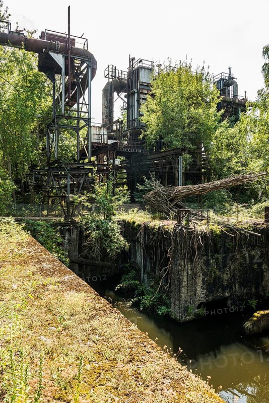 Former steelworks, Völklingen Ironworks, UNESCO World Heritage Site, Völklingen, Saarland, Germany, Europe