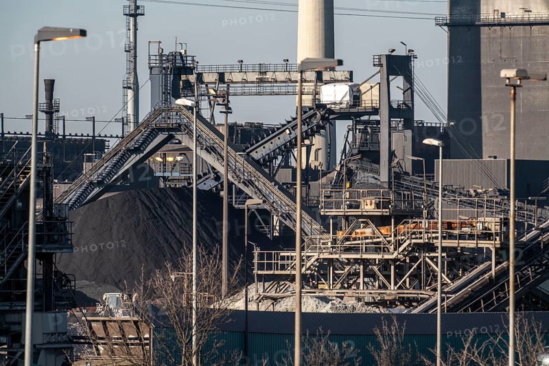 Coking plant of HKM, Hüttenwerke Krupp-Mannesmann in Duisburg-Hüttenheim, Duisburg, North Rhine-Westphalia, Germany, Europe