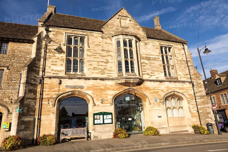 Tourist information council offices, Athelstan museum, Cross Hayes, Malmesbury, Wiltshire, England, UK