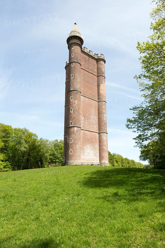 King Alfred's Tower, Folly ofKing Alfred's the Great or Stourton Tower, Stourhead, Somerset, England, UK completed 1772