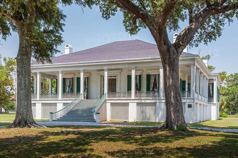 Beauvoir House at Beauvoir Plantation, post-war home of President Jefferson Davis in Biloxi, Mississippi, USA, North America