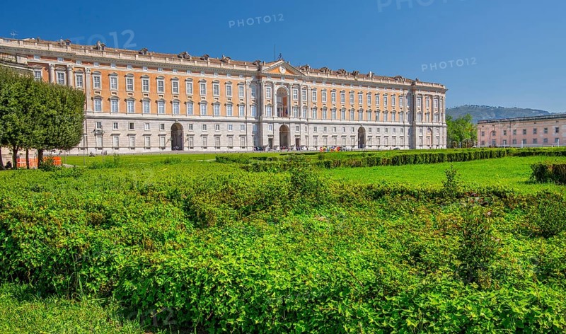 Southern front of the Royal Palace Palazzo Reale, Italian Versailles, Caserta, Campania, Italy, Europe
