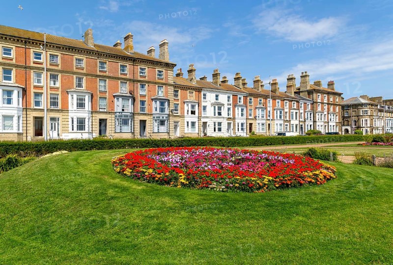 Historic buildings, Wellington Esplanade, Lowestoft, Suffolk, England, UK built 1853 architect J L Clemence for Sir Samuel Morton Peto