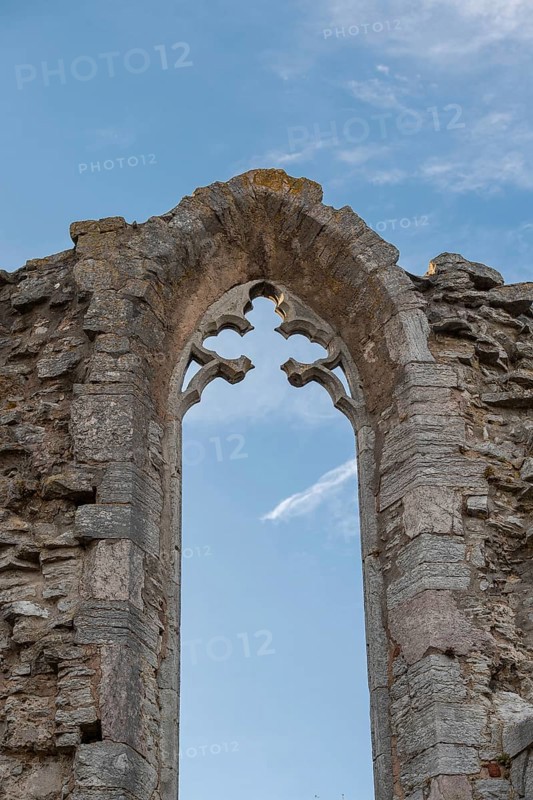 Gothic church ruins, Hanseatic city of Visby, UNESCO World Heritage Site, Gotland Island, Sweden, Europe