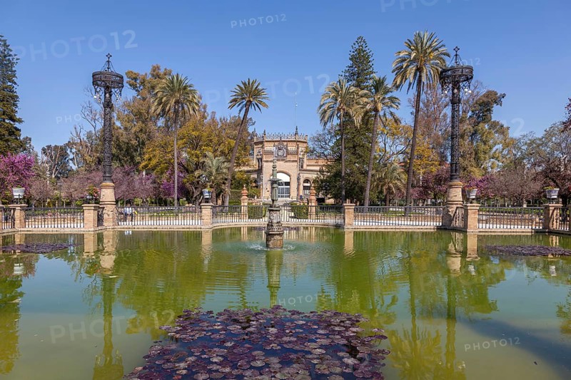 The Royal Pavilion Pabellón Real, María Luisa Park, Plaza de América, Seville, Andalusia, Spain, Europe