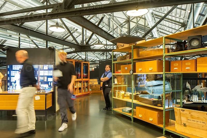 The puppet theatre collection of the Staatliche Kunstsammlungen Dresden (SKD), one of the largest of its kind in the world, will open its doors at its new location on 7 September: the power plant Mitte will not only house 12, 000 marionettes, hand puppets and other theatre figures on around 2, 600 square metres, but also entire stages and the extensive archive, a total of over 100, 000 objects, will find an appropriate place. In future, there will be two exhibitions that can be visited independently of each other: The permanent basic exhibition will present highlights from the collection such as marionettes developed at the Weimar Bauhaus and the Hohnsteiner Kasper, the ancestor of many modern German hand puppet puppets., Puppet theatre collection at the new location in power plant Mitte, Dresden, Saxony, Germany, Europe