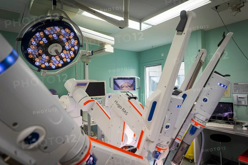 Operating theatre robot HUGO, Dresden, Saxony, Germany, Europe