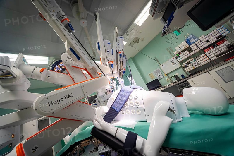 Operating theatre robot HUGO, Dresden, Saxony, Germany, Europe