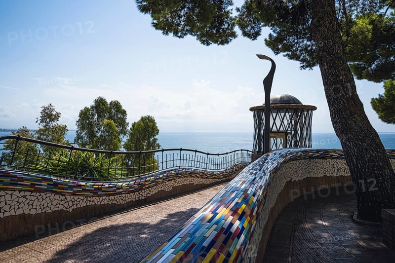 Villa Comunale Vietri sul Mare, Vietri sul Mare, Amalfi Coast, Salerno, Campania, Italy, Europe