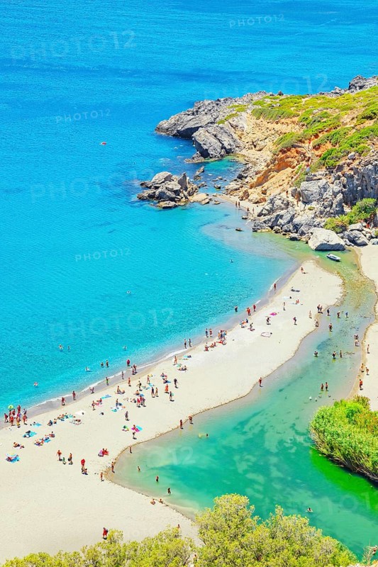 Preveli Beach, Rethymno, Crete, Greek Islands, Greece, Europe