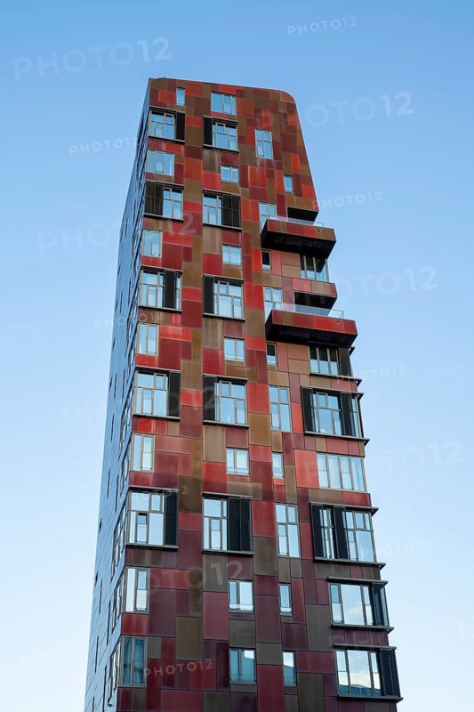 Cinnamon Tower, residential tower, Überseequartier, Hafencity, Hamburg, Germany, Europe