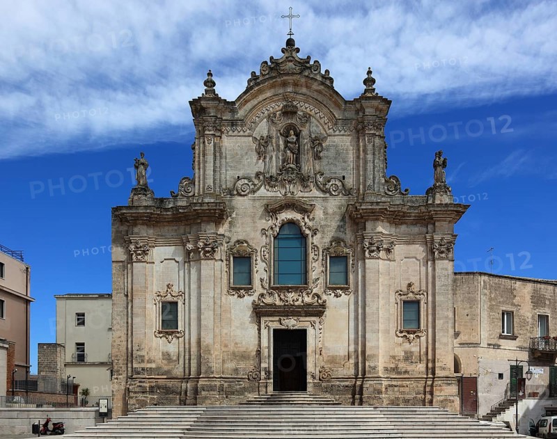 Chiesa di San Francesco di Assisi, Church of St Francis of Assisi, Matera, Basilicata, Italy, Europe