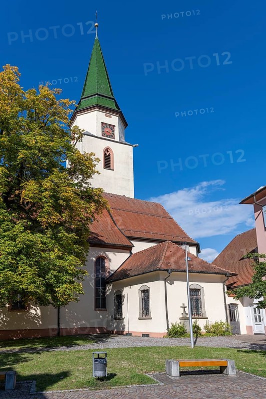 The Catholic Church of St Verena and Gallus, built in the 13th century, Hüfingen, Black Forest district, Baden-Württemberg, Germany, Europe