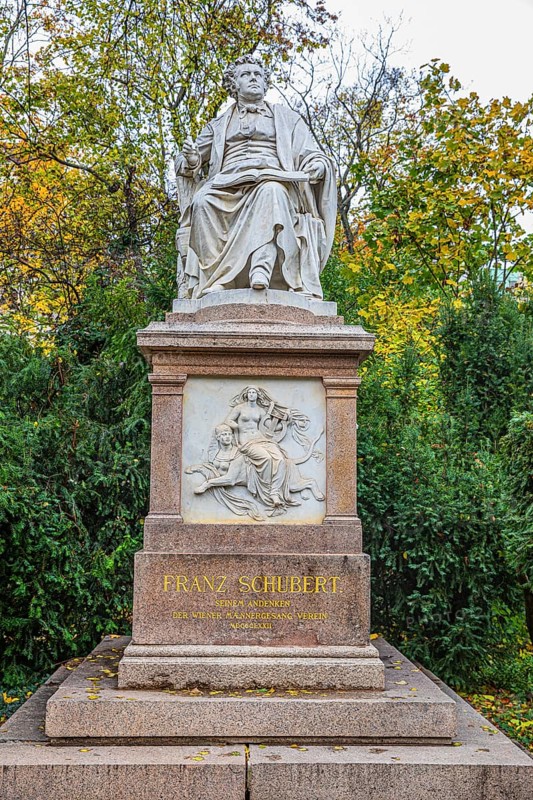 Franz Schubert Monument, Stadtpark, Parkring, Vienna, Austria, Europe