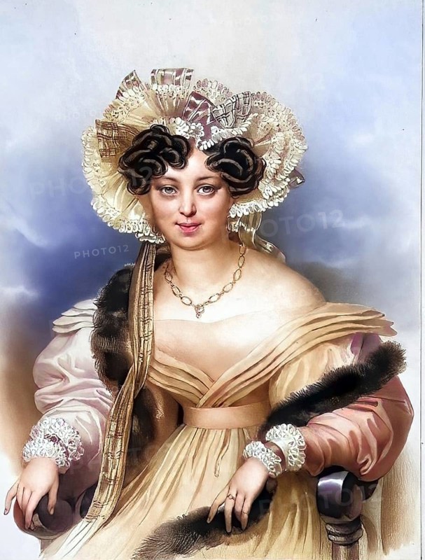 Maria Otholina Gobertina Countess Erdödy (1787-1866), née Aspremont-Linden and Baindt. Lady of the Order of the Star Cross, Imperial and Royal Palace Lady, Historical, digitally restored reproduction from a 19th century model, Record date not stated