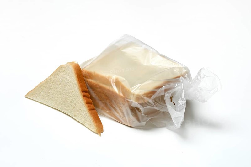 Toast in plastic bag, toast