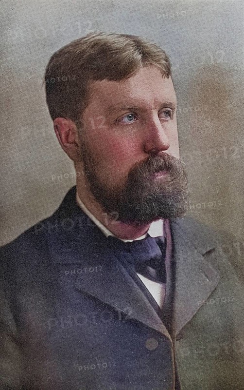 Samuel Rutherford Crockett, 1859-1914, Scottish writer, illustration from the book The Masterpiece Library of Short Stories, Historical, digitally restored reproduction from a 19th century original, Record date not stated