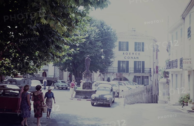 Historic village of Mougins, Alpes Maritimes department in south-east France, France 1960s