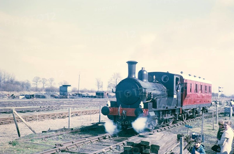 Beattie Well Tank 0314 Steam Locomotive 30585 Train built by Beyer, Peacock& Co, Buckinghamshire Railway Centre, England, UK 1971