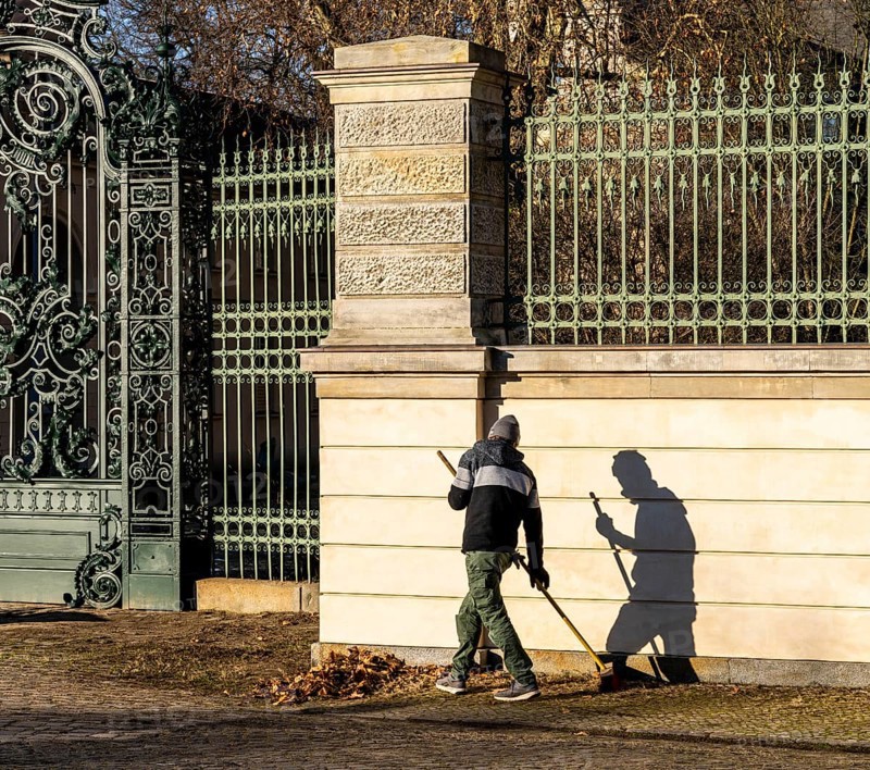 High portal at Glienicke Hunting Lodge on Pattengraben in Mövenstraße, Potsdam, Brandenburg, Germany, Europe