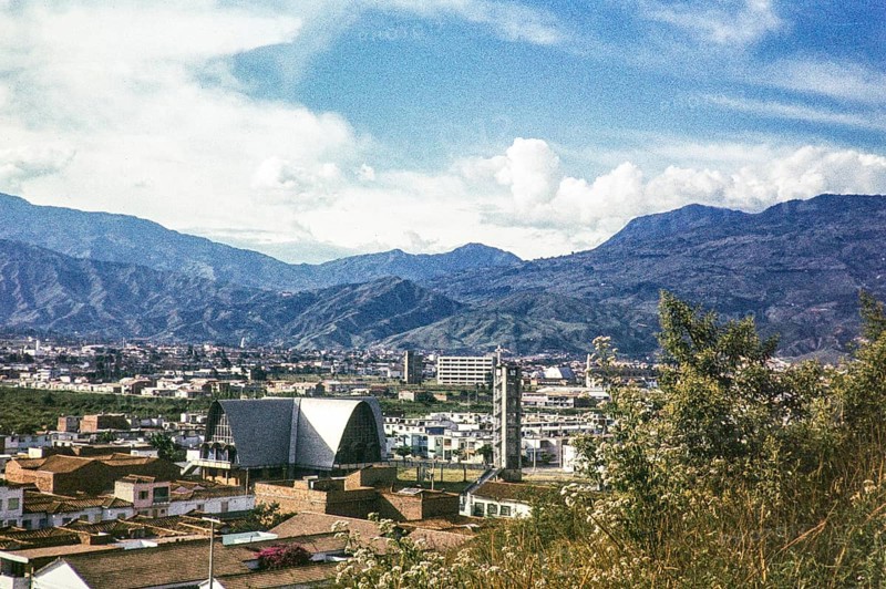 Suburbs of Medellin, Colombia, South America 1961, South America