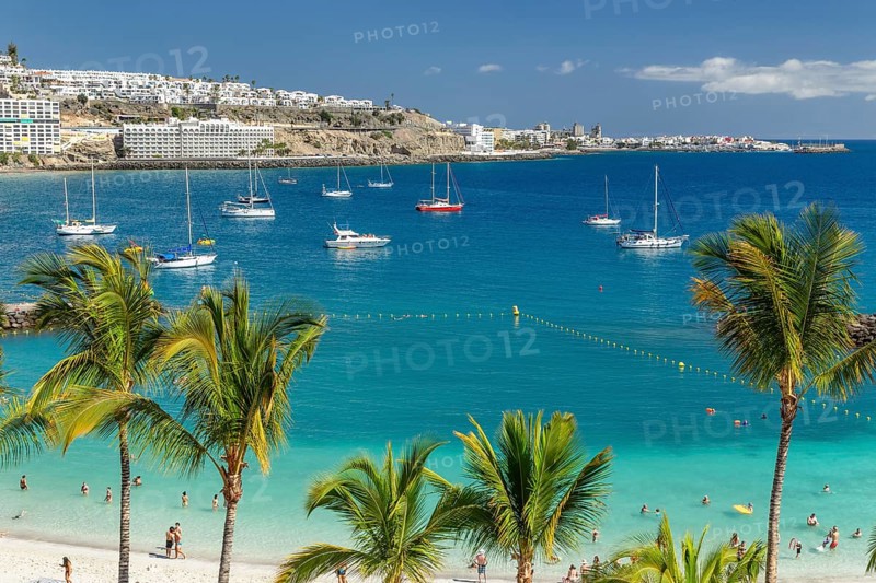 Anfi del Mar beach, Playa de la Verga, Arguineguin, Gran Canaria, Canary Islands, Spain, Anfi del Mar, Playa de la Verga, Gran Canaria, Canary Islands, Spain, Europe