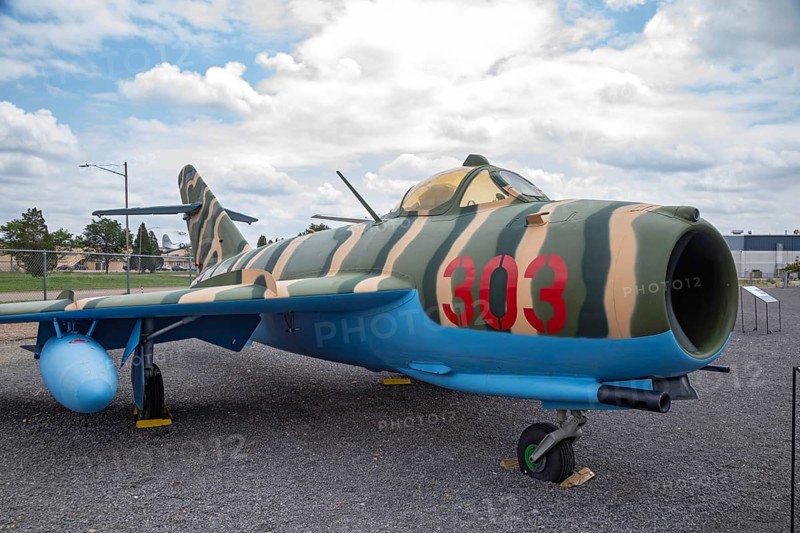 Pueblo, Colorado - A Russian MIG-17 at the Pueblo Weisbrod Aircraft Museum. The museum is located on what was the Pueblo Army Air Base during World War II.