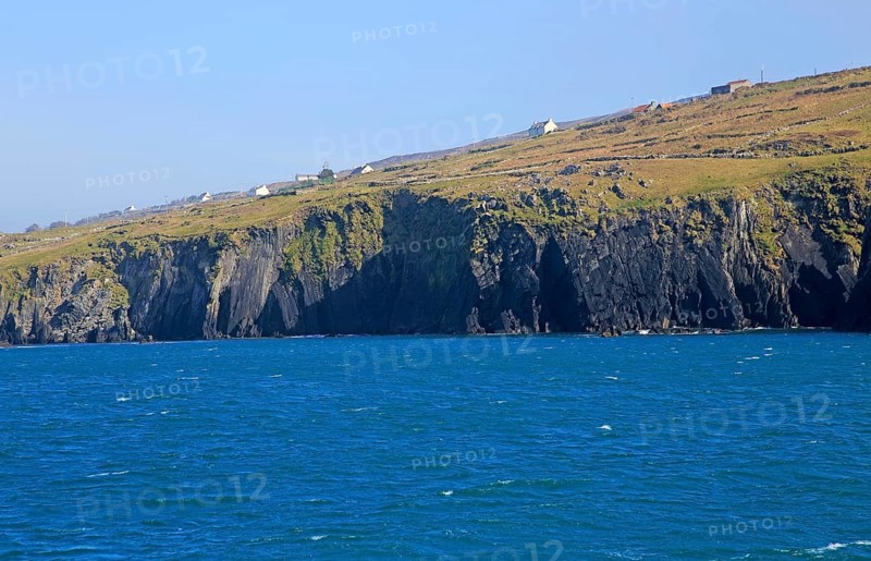 Scattered settlement on west coast Cape Clear Ireland, County Cork, Ireland, Irish Republic, Europe