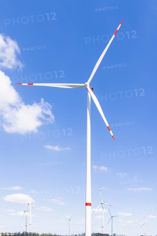 Hochheim wind farm, Wangenheim, Thuringia, Germany, Europe