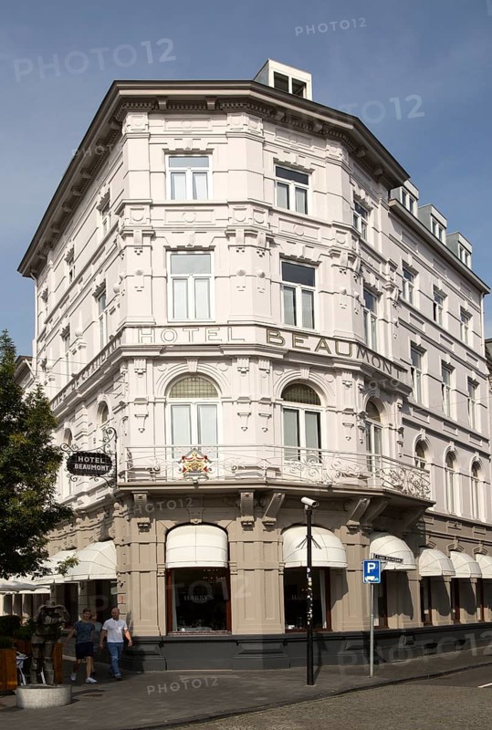 Hotel Beaumont built 1912 in the Wyck area of central Maastricht, Limburg province, Netherlands