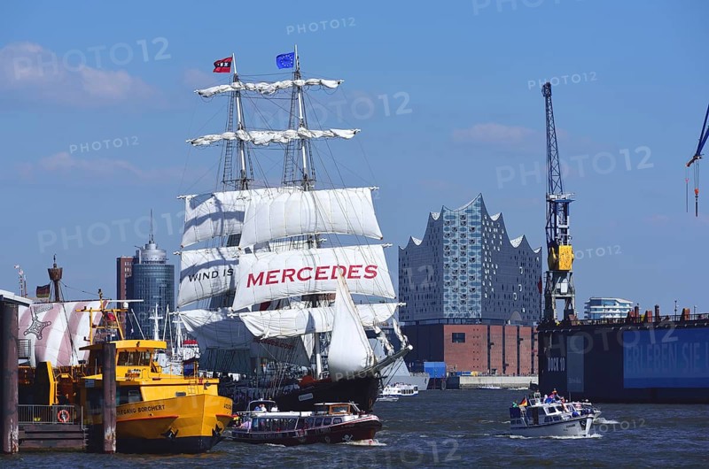 Germany, Hamburg, harbour, Hafengeburtstag, Elbphilharmonie, Europe