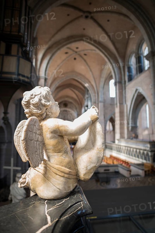 Interior view, Trier Cathedral, UNESCO World Heritage Site, Trier, Rhineland-Palatinate, Germany, Europe