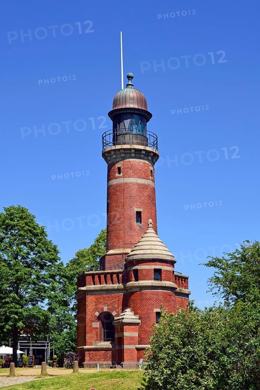 Europe, Germany, Schleswig Holstein, Kiel, Kiel Fjord, Baltic Sea, Holtenau lighthouse, Kiel Canal entrance, inaugurated on 21 June 1895, Hamburg, Hamburg, Federal Republic of Germany, Europe