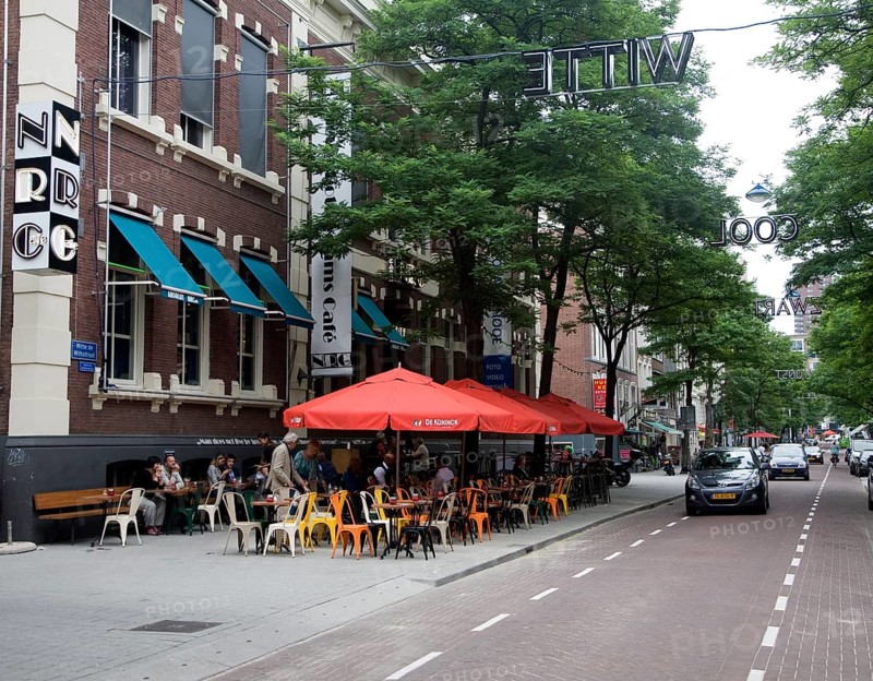 Witte de Withstraat is the main street for arts, culture, avant-garde shopping, and nightlife in central Rotterdam, Netherlands
