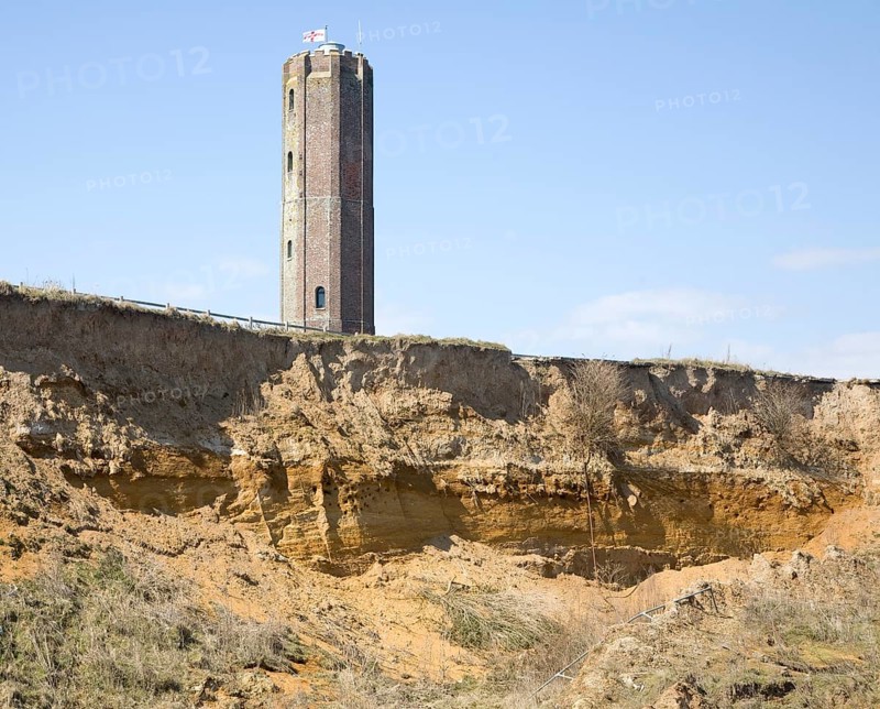 Naze tower built in 1720 as a navigational mark, Walton on the Naze, Essex, England, United Kingdom, Europe