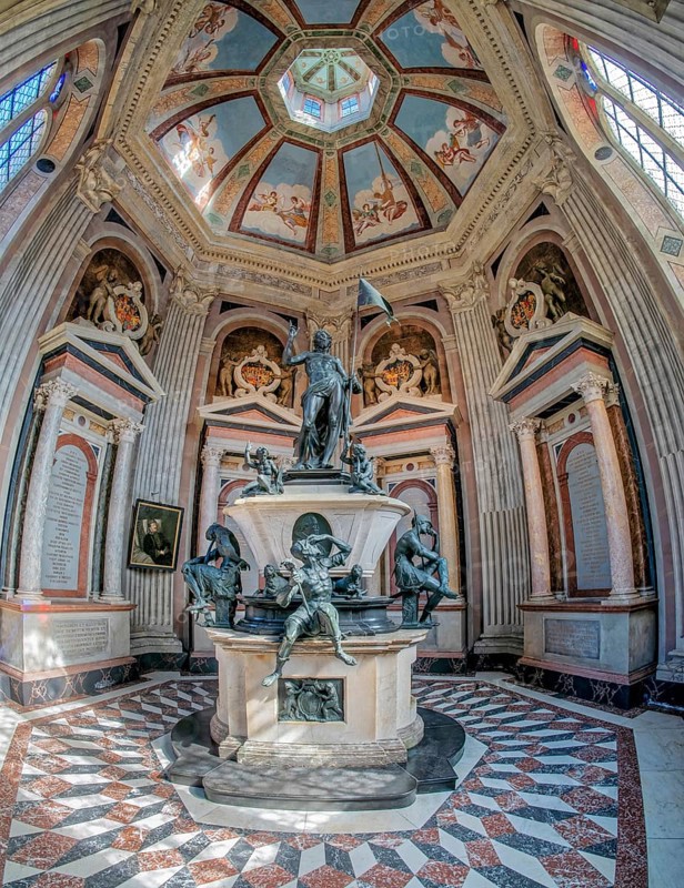 Mausoleum Figures by De Vries Interior Stadthagen Germany