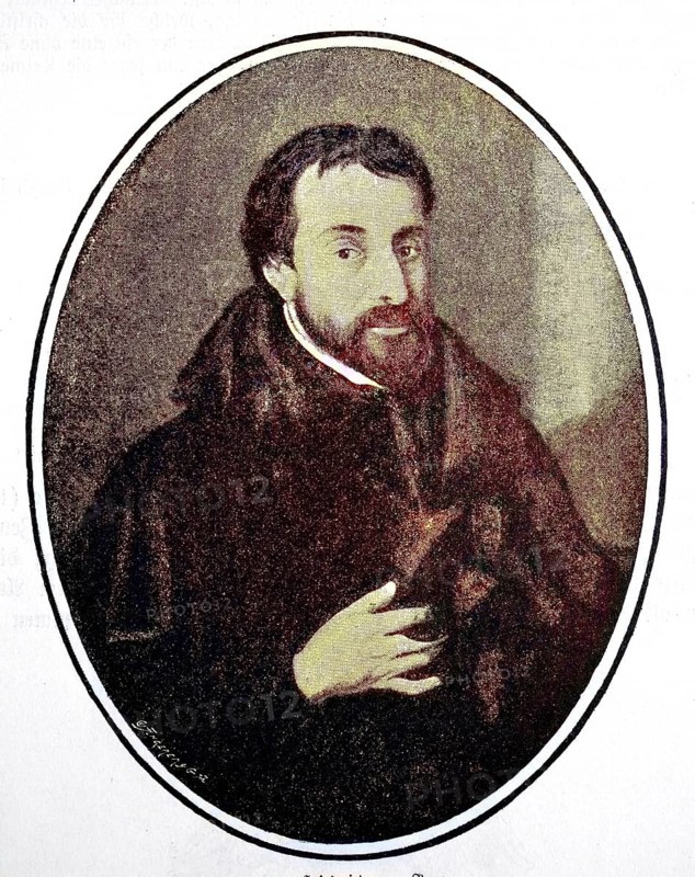 Friedrich Spee von Langenfeld, 25 February 1591, 7 August 1635, was a German Jesuit. He became famous as a critic of the witch trials, digital reproduction of an original from the 19th century, original date unknown