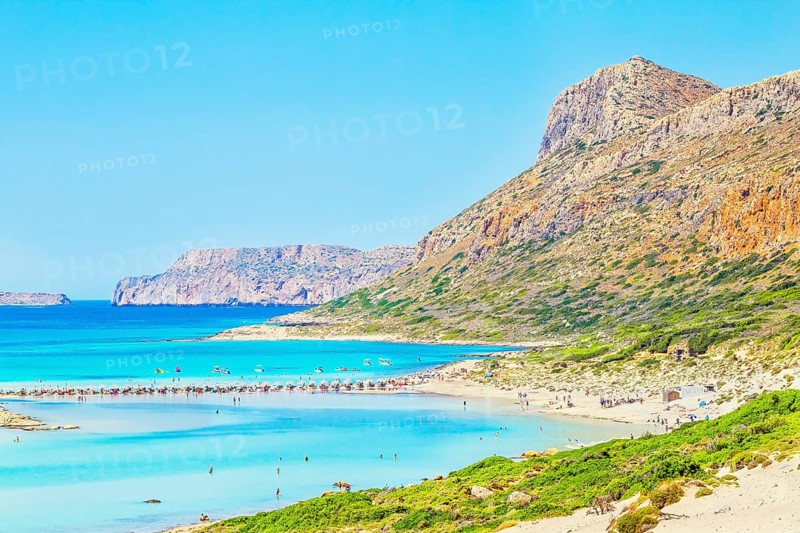 Balos bay, Gramvousa Peninsula, Chania, Crete, Greece, Europe