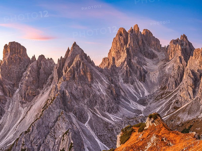 Cadini di Misurina, autumn in the Dolomites, sunrise, Sesto Dolomites, South Tyrol