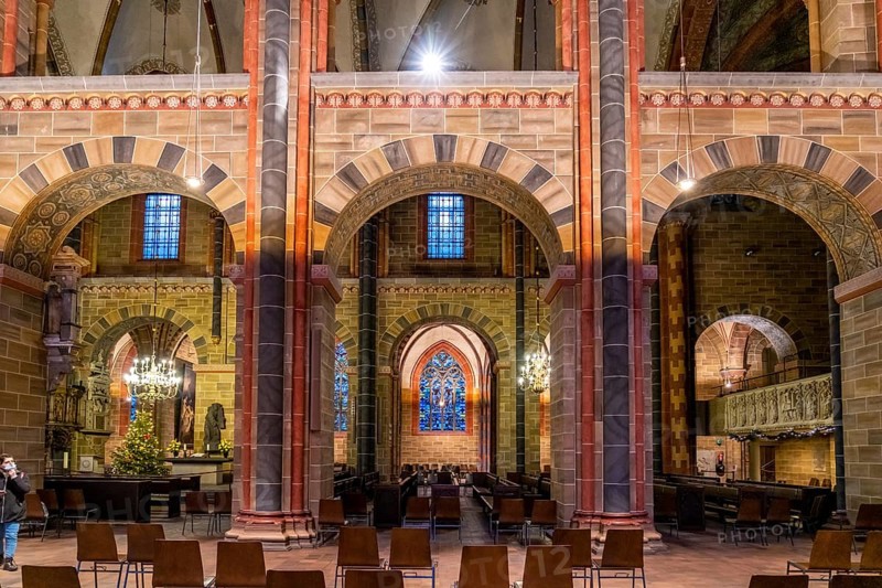 Interior of Bremen's St Peter's Cathedral, Free Hanseatic City of Bremen, Germany, Europe