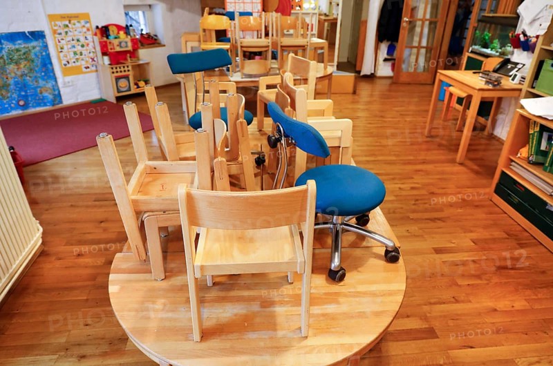 Closed daycare centre during the lockdown, Berlin, DEU, 24.01.2021